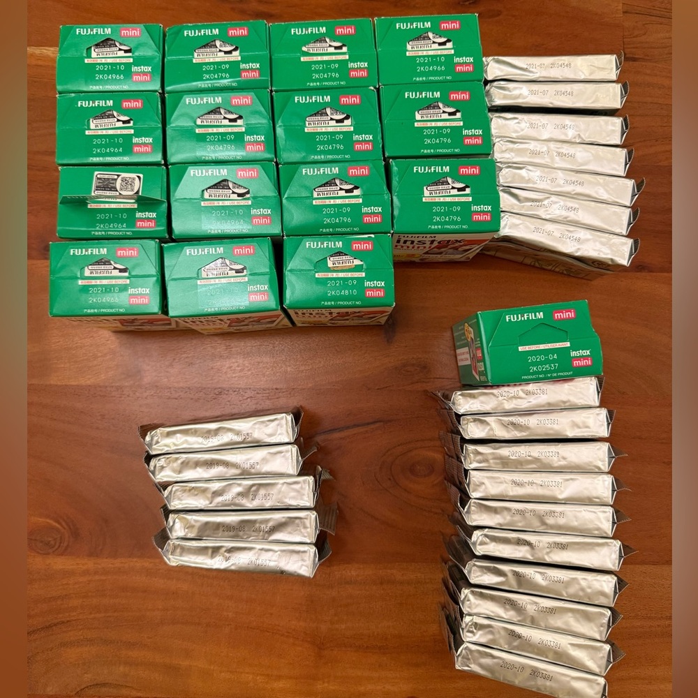 Fuji instax mini film  - all expired  540 films total